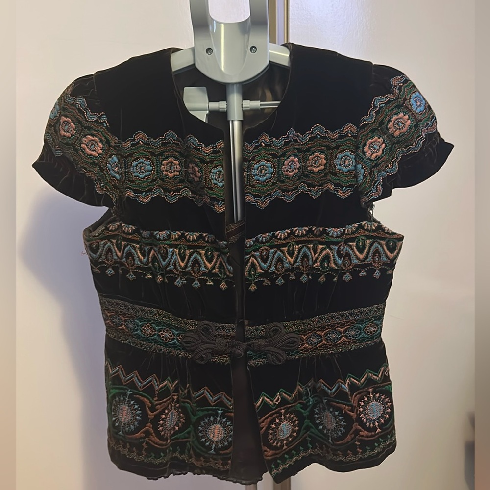 Vintage Nanette Lepore Velvet and Brocade jacket